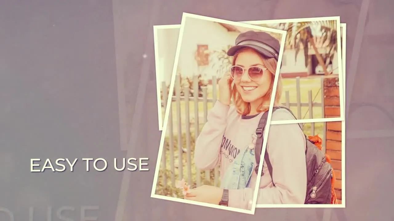 精美优雅华丽的三重照片打开效果像素设计精选AE模板