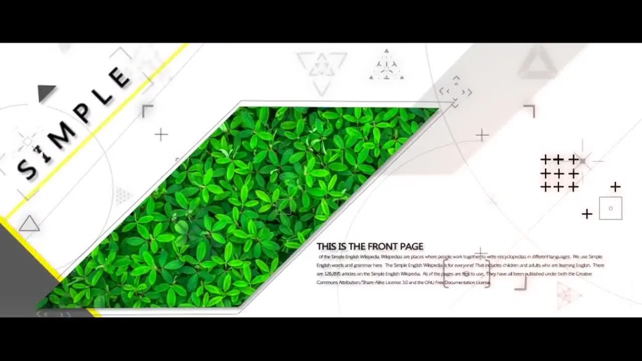 精美的动画幻灯片设计演示像素设计精选AE模板