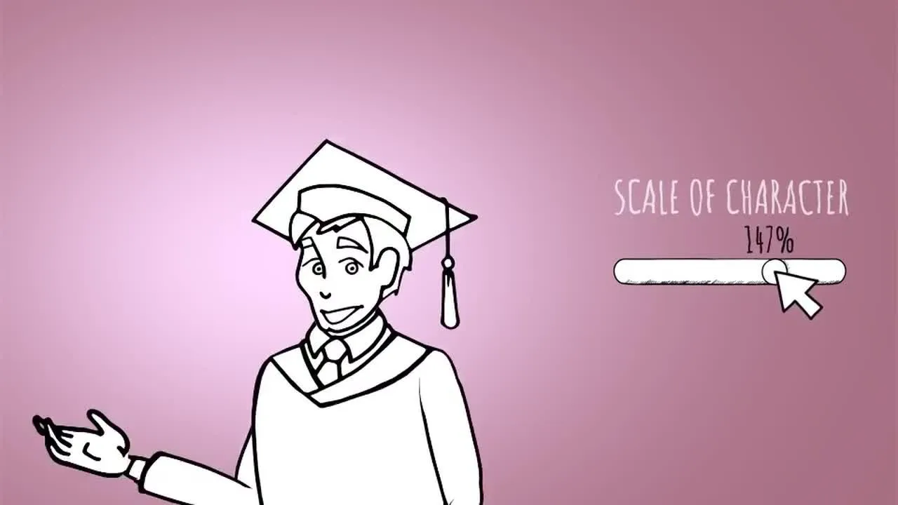 表情丰富的卡通人物商业广告像素设计精选AE模板