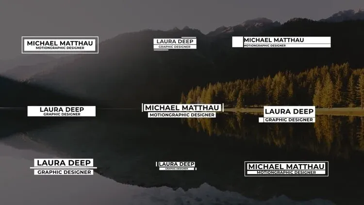 9个独特优雅的文本动画像素设计精选AE模板