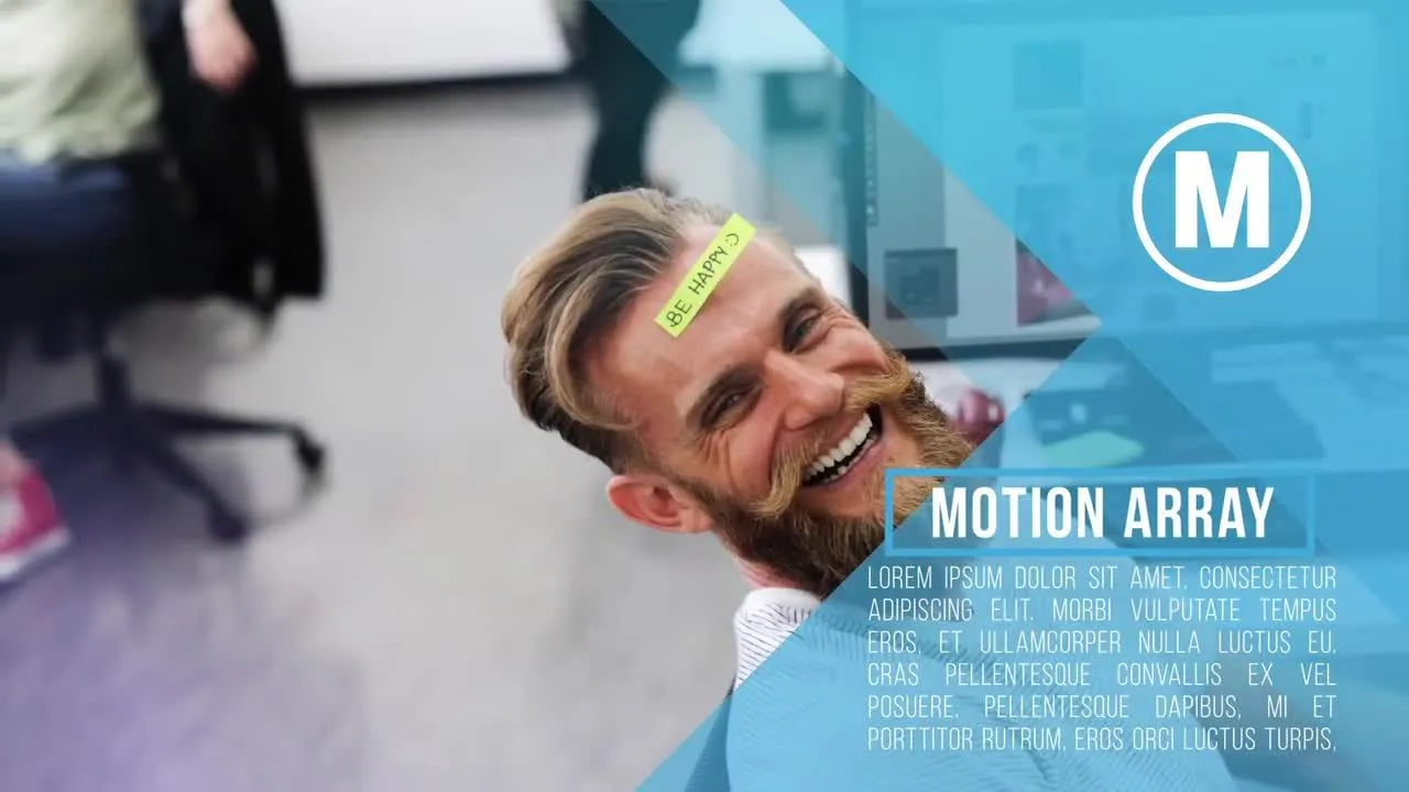 干净而现代设计的企业幻灯片像素设计精选AE模板