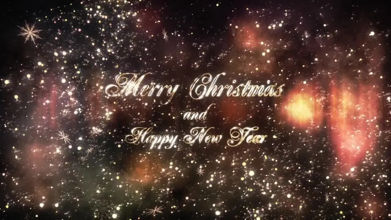 圣诞节问候标题像素设计精选AE模板