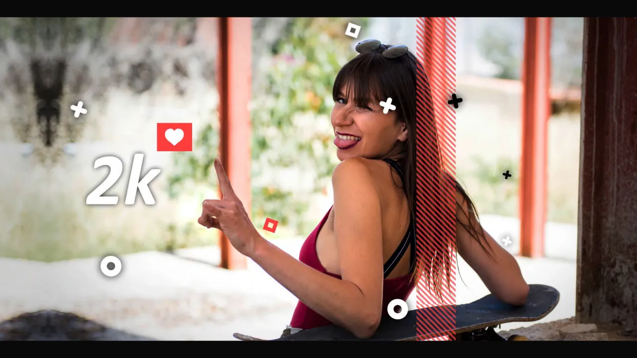 动态城市开场动画像素设计精选AE模板