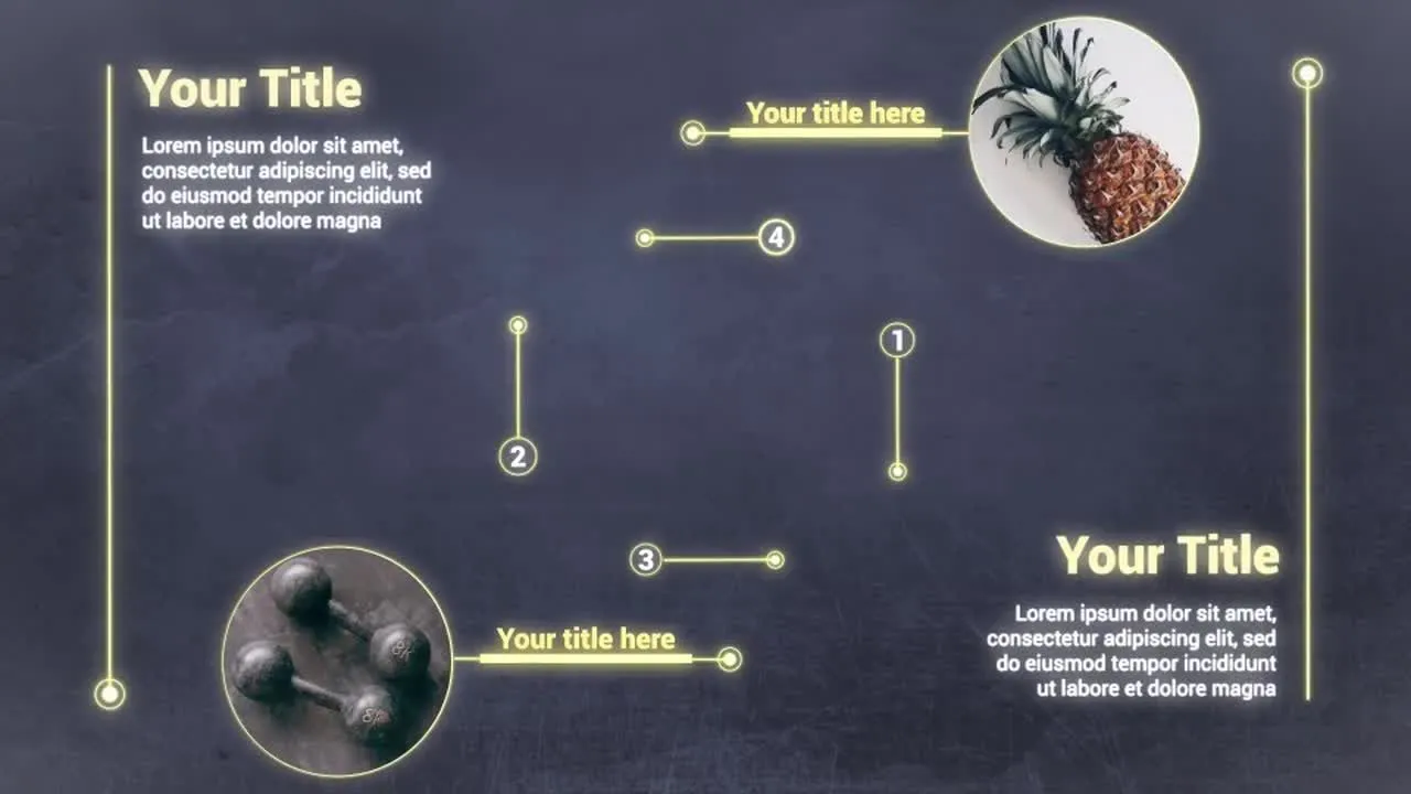 明亮动态的标注标题动画像素设计精选AE模板