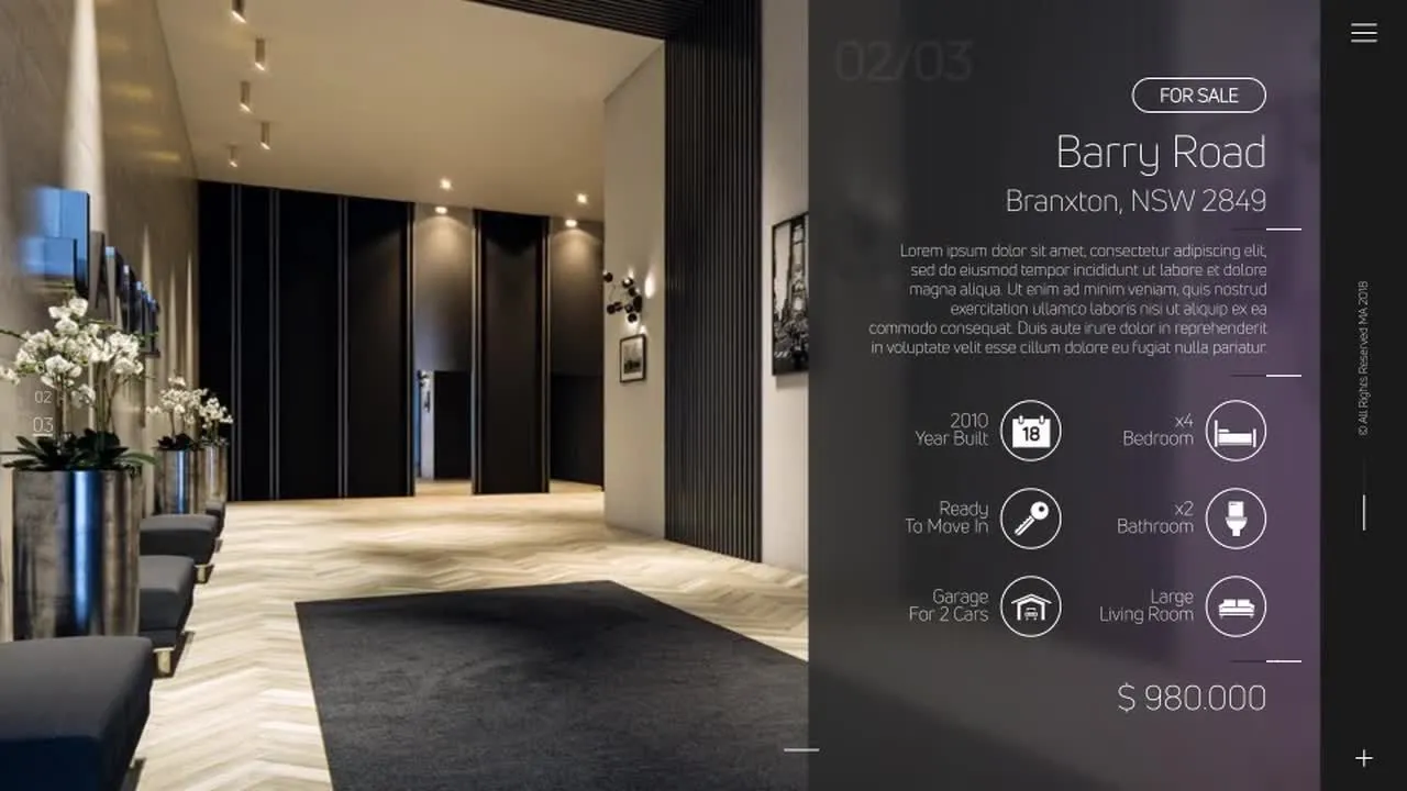 房地产演示像素设计精选AE模板