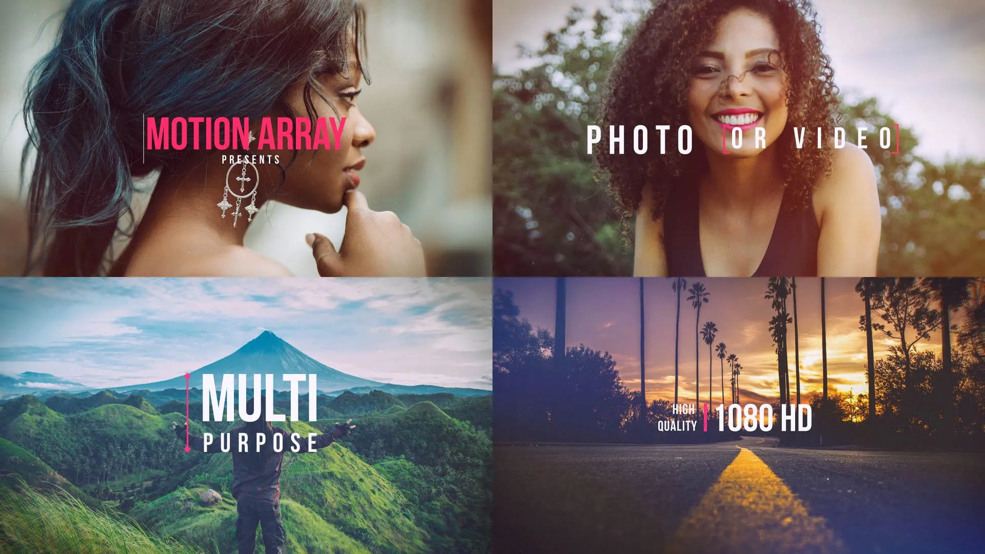 现代时尚的开启者幻灯片像素设计精选AE模板