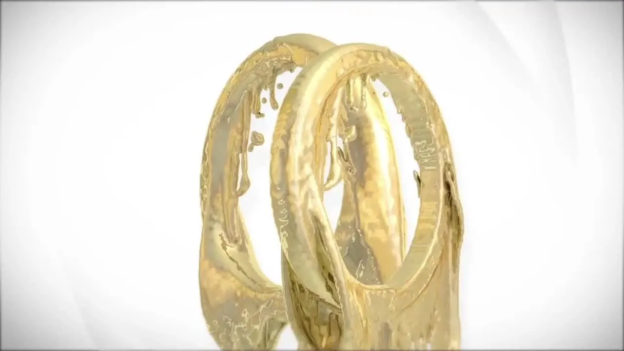 液体环形动态效果ae徽标模板