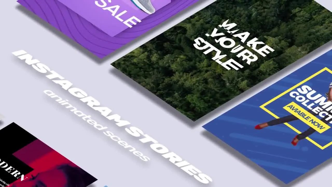 12个照片创意文本动画时尚过渡像素设计精选AE模板