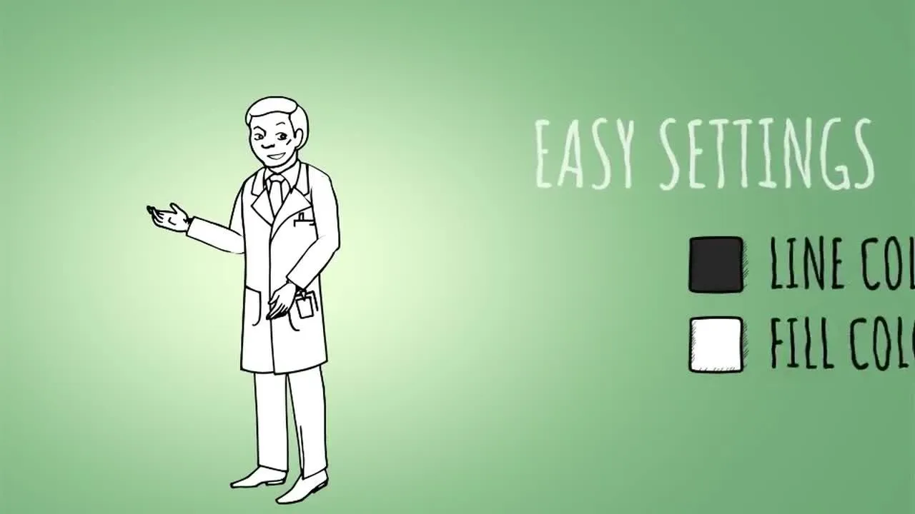 卡通人物产品广告像素设计精选AE模板