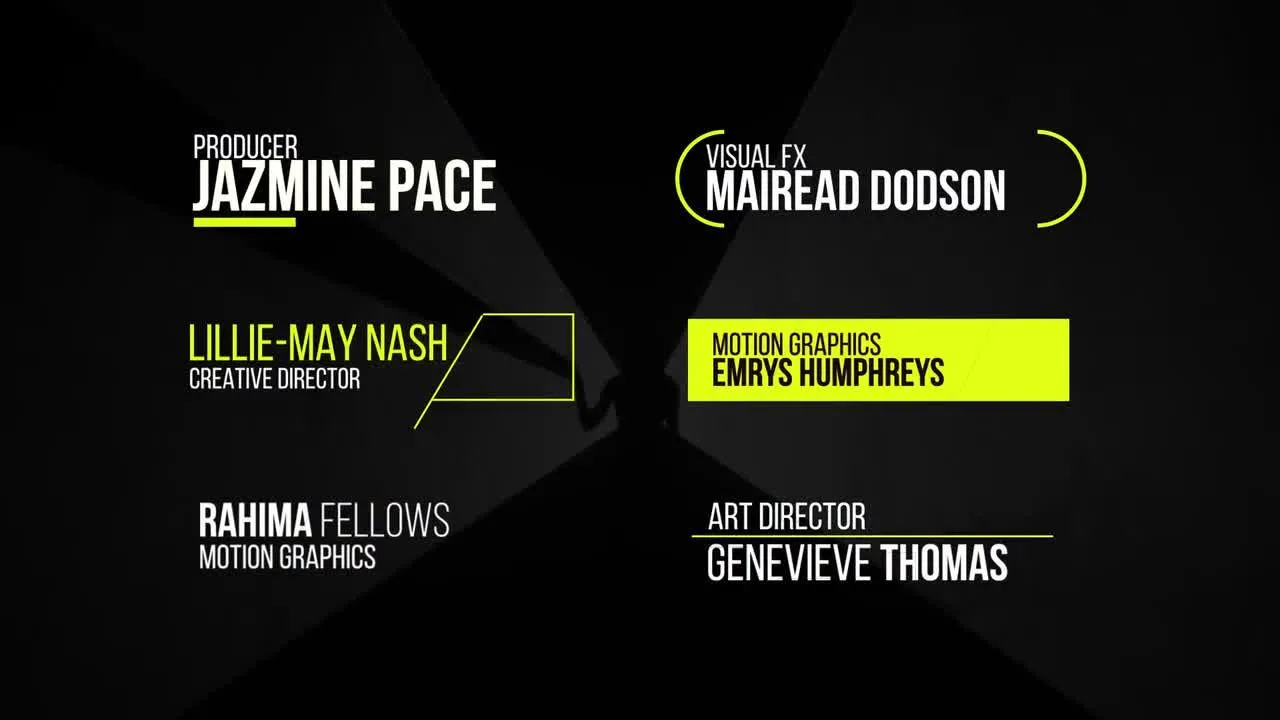 6个动画效果低三分之二像素设计精选AE模板