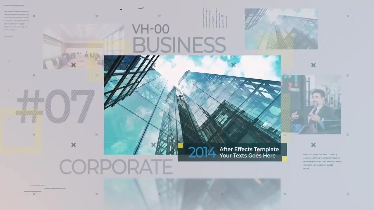 公司介绍专业设计动画像素设计精选AE模板