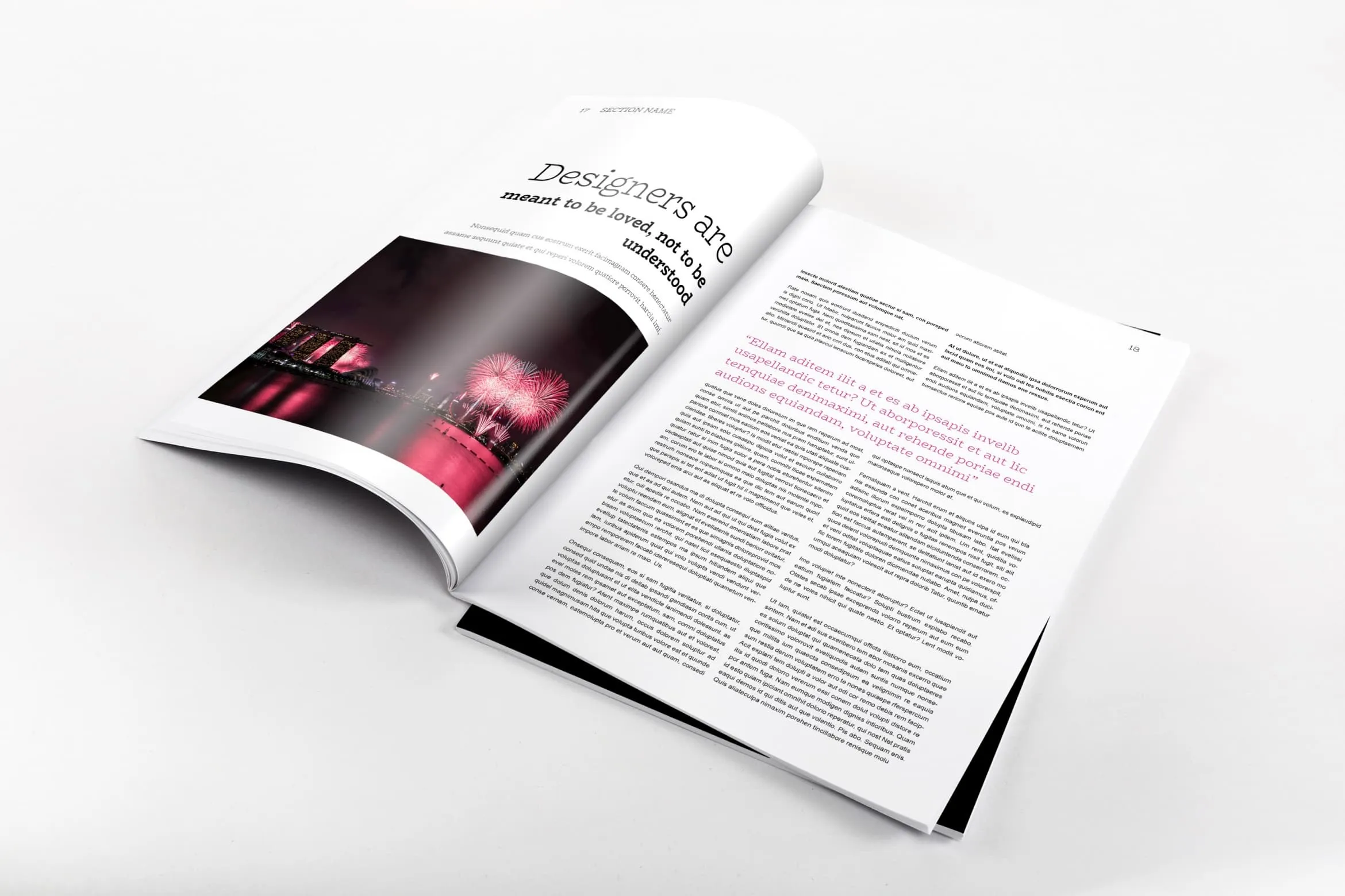 风景旅行类杂志模板 Source Magazine（InDesign CC）插图(1)