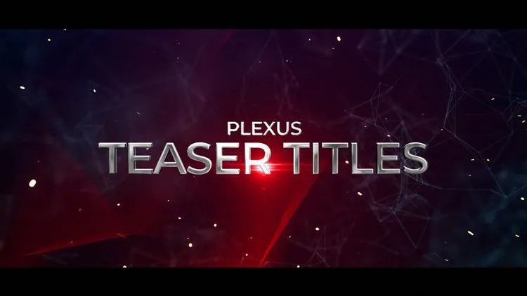 史诗般强大的预告片标题像素设计精选AE模板