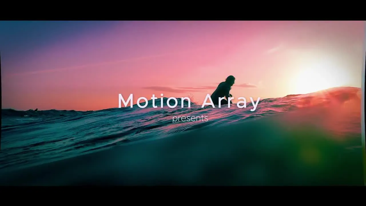 动态动画的清洁电影幻灯片像素设计精选AE模板