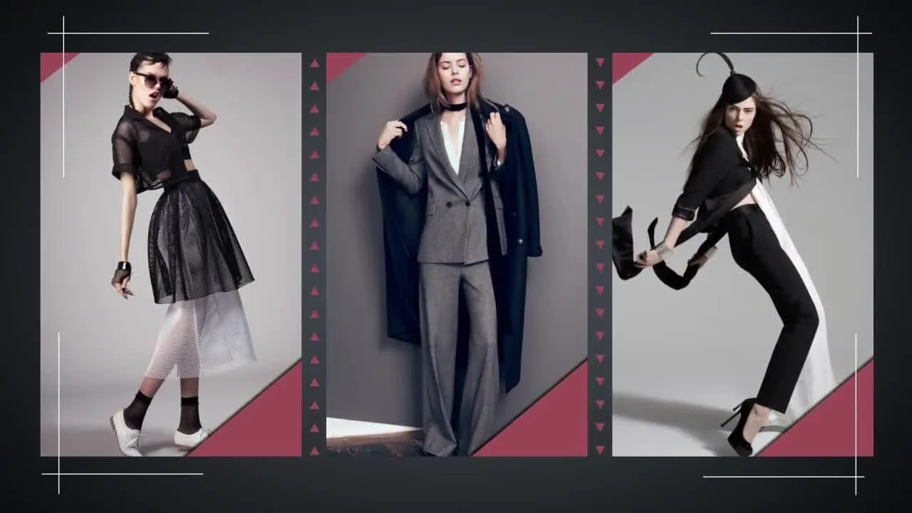 ae时尚与设计幻灯片模板素材