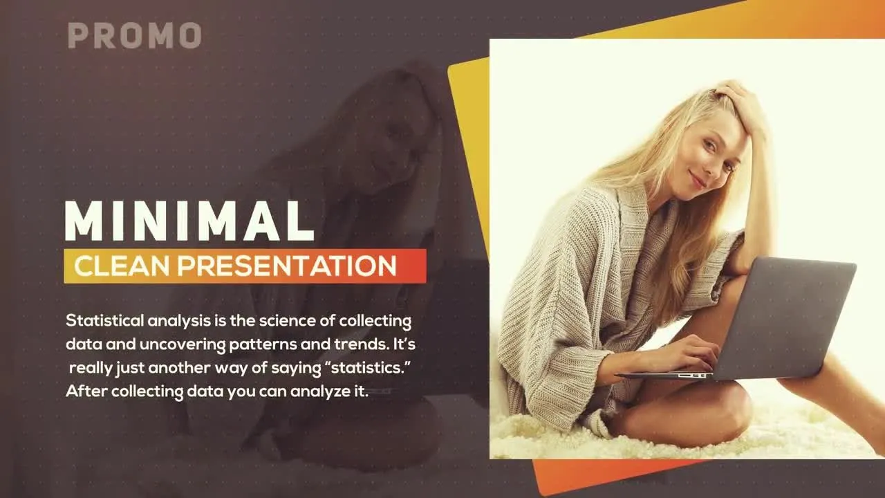 简约设计企业幻灯片像素设计精选AE模板