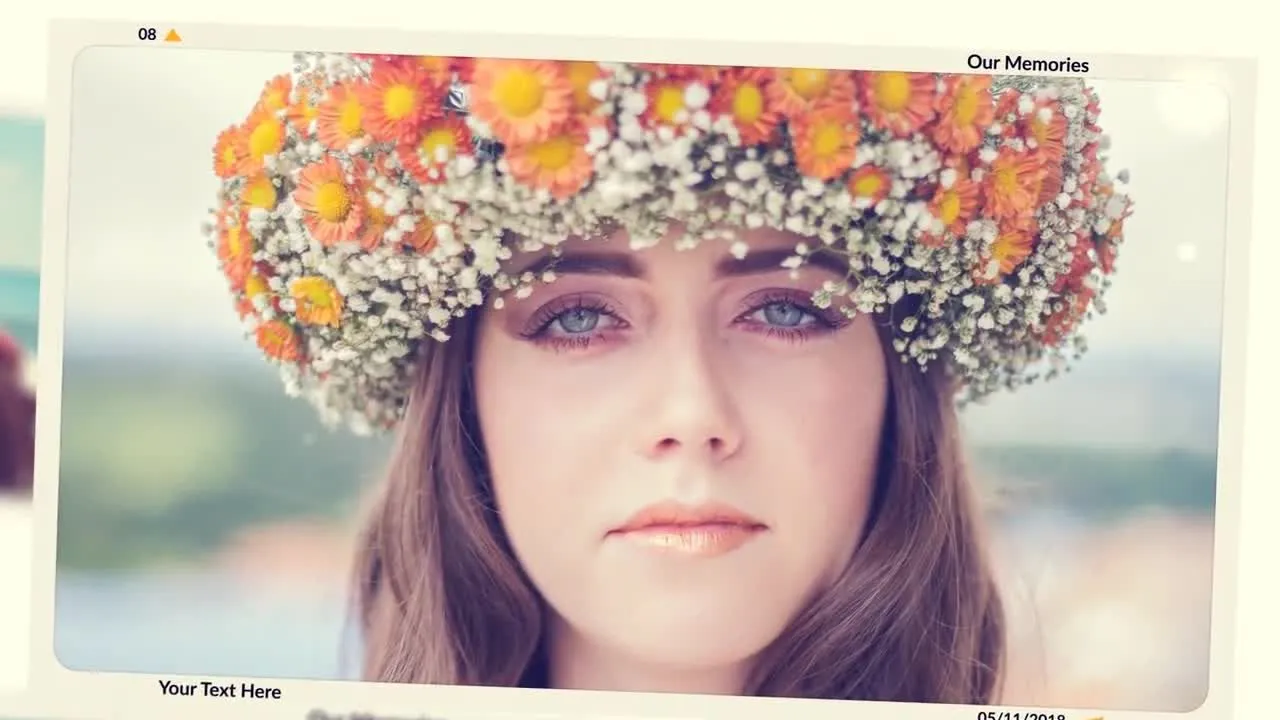 我们的回忆动画相框像素设计精选AE模板