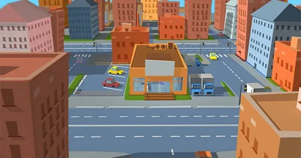 3D销售运输动画logo演示像素设计精选AE模板 Shop