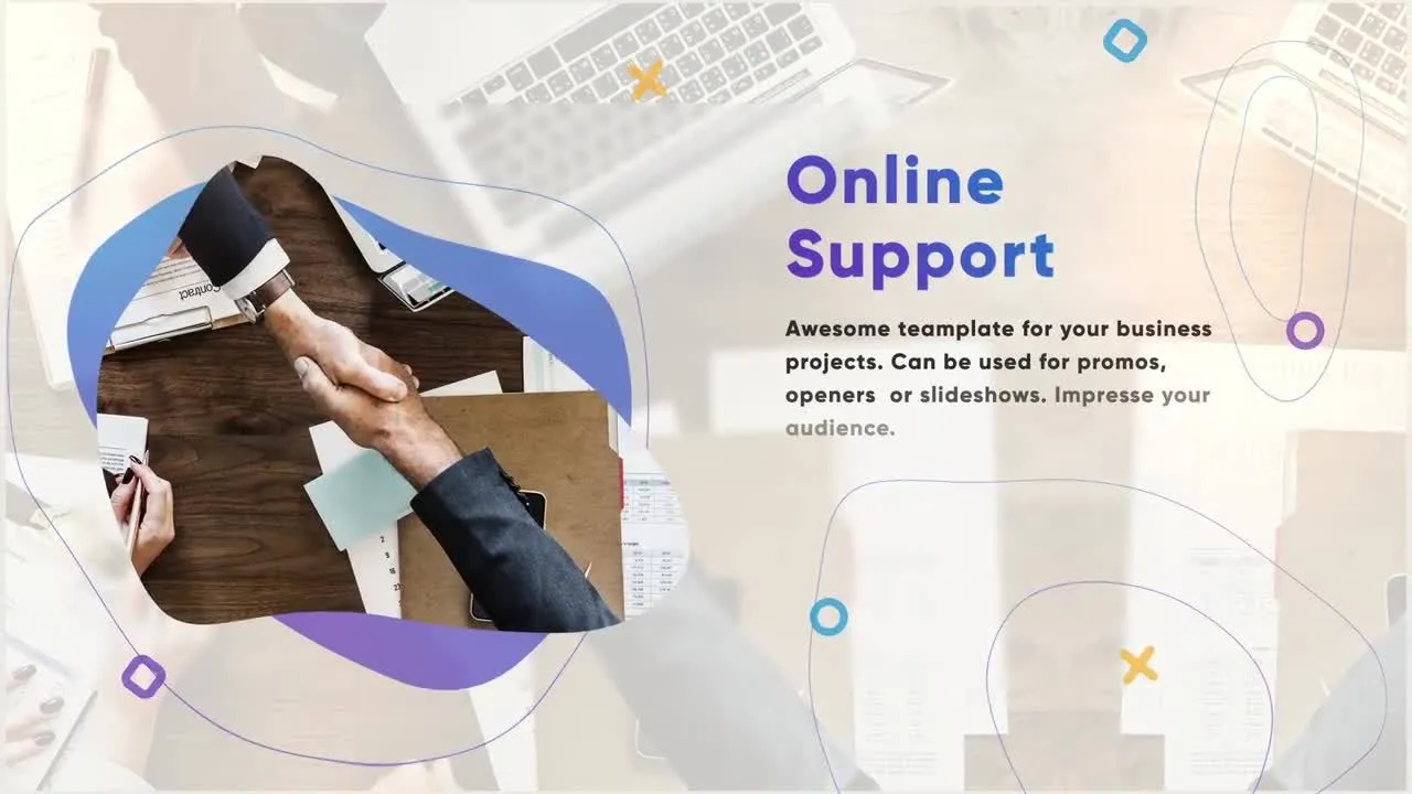 动态动画商业幻灯片像素设计精选AE模板