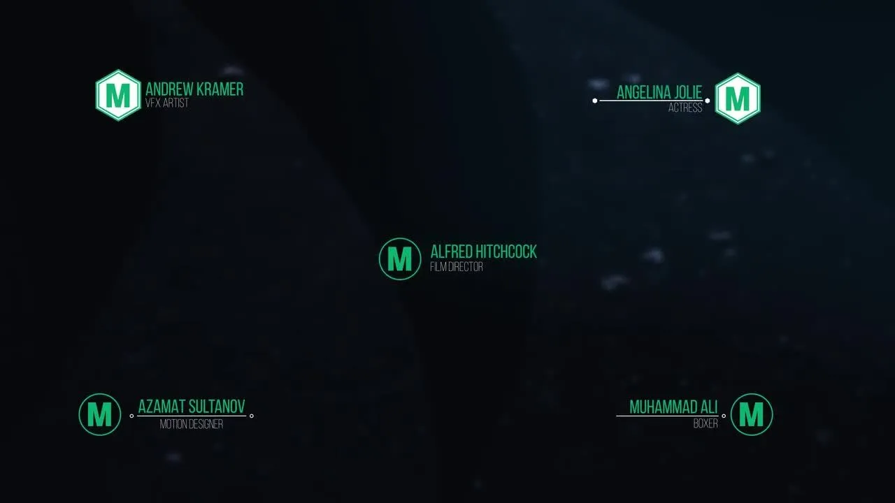 10个独特的清洁下三分之一像素设计精选AE模板