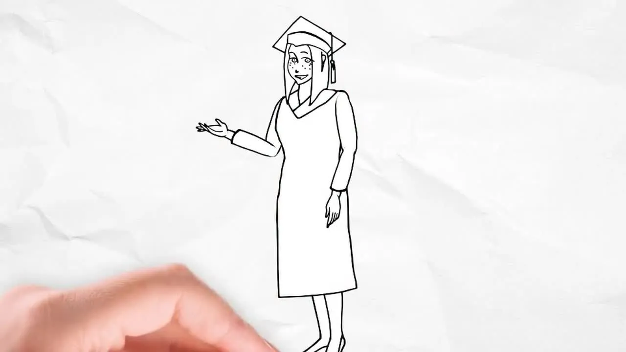 简洁卡通人物角色商业广告像素设计精选AE模板