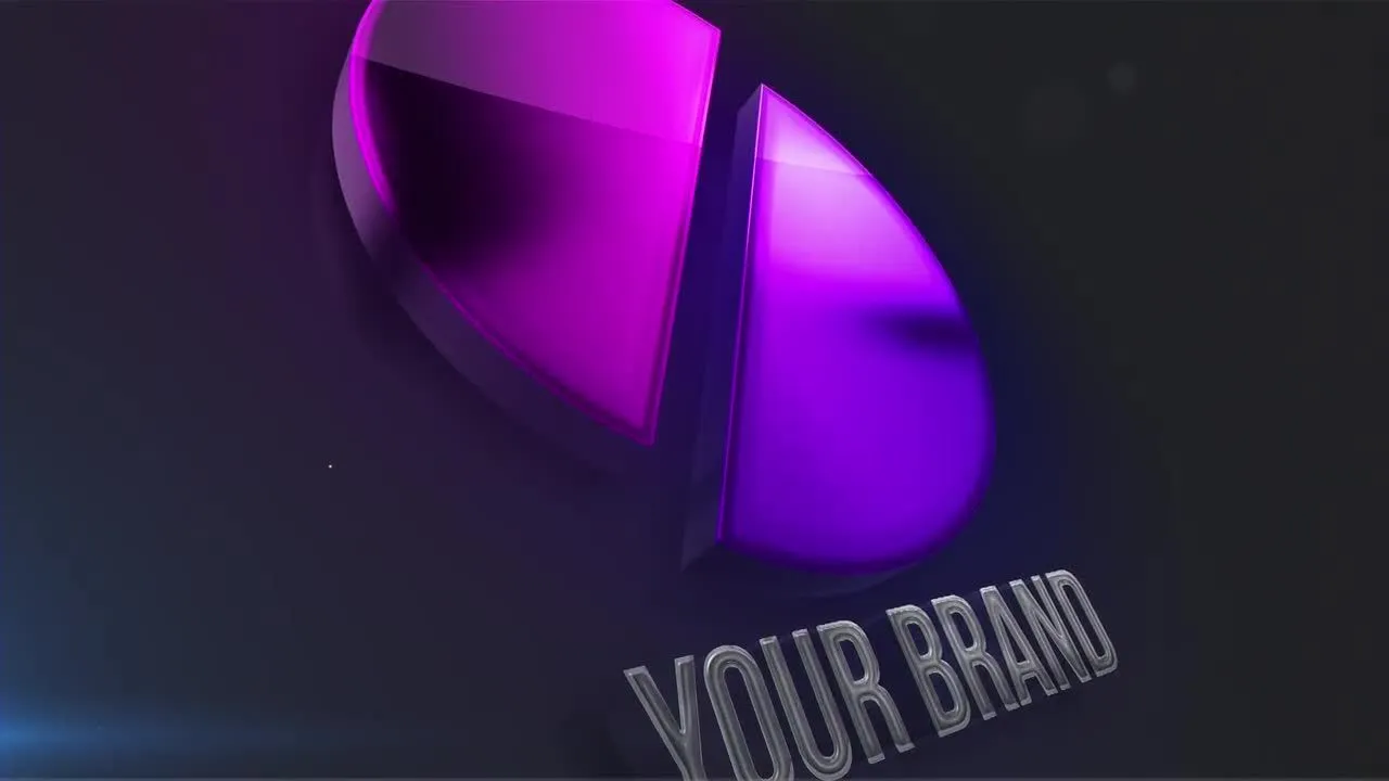 专业设计的简约标志显示像素设计精选AE模板