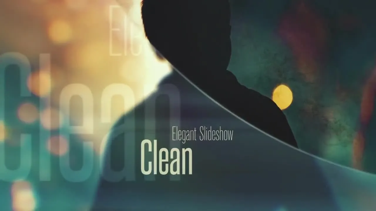 优美简洁的幻灯片动画展示像素设计精选AE模板