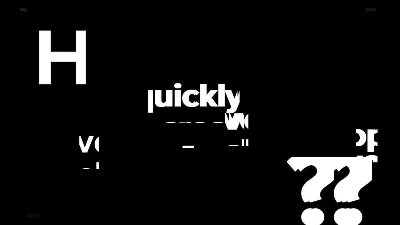 快速标题打开器像素设计精选AE模板