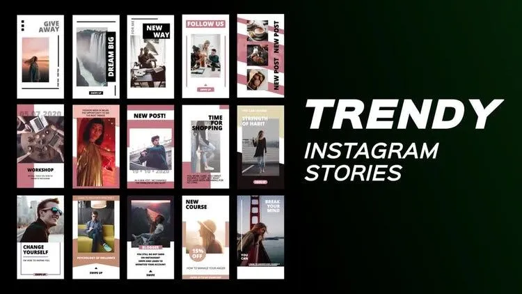 优雅且具有动画效果的像素设计精选AE模板