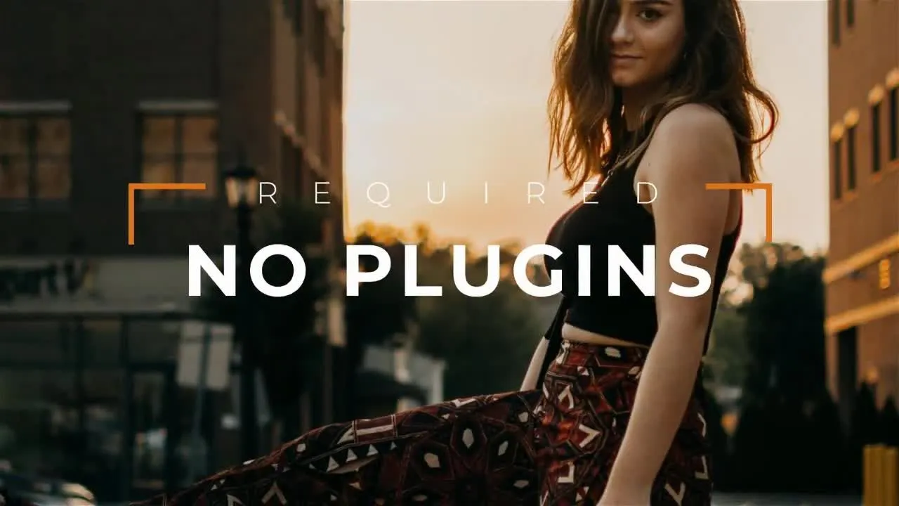 清爽时尚的幻灯片文字标题过渡效果像素设计精选AE模板