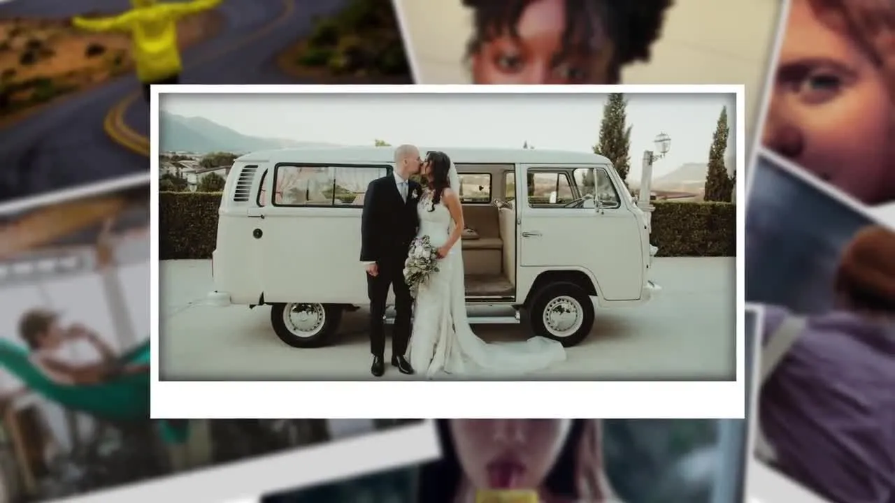 婚礼典雅图库幻灯片像素设计精选AE模板