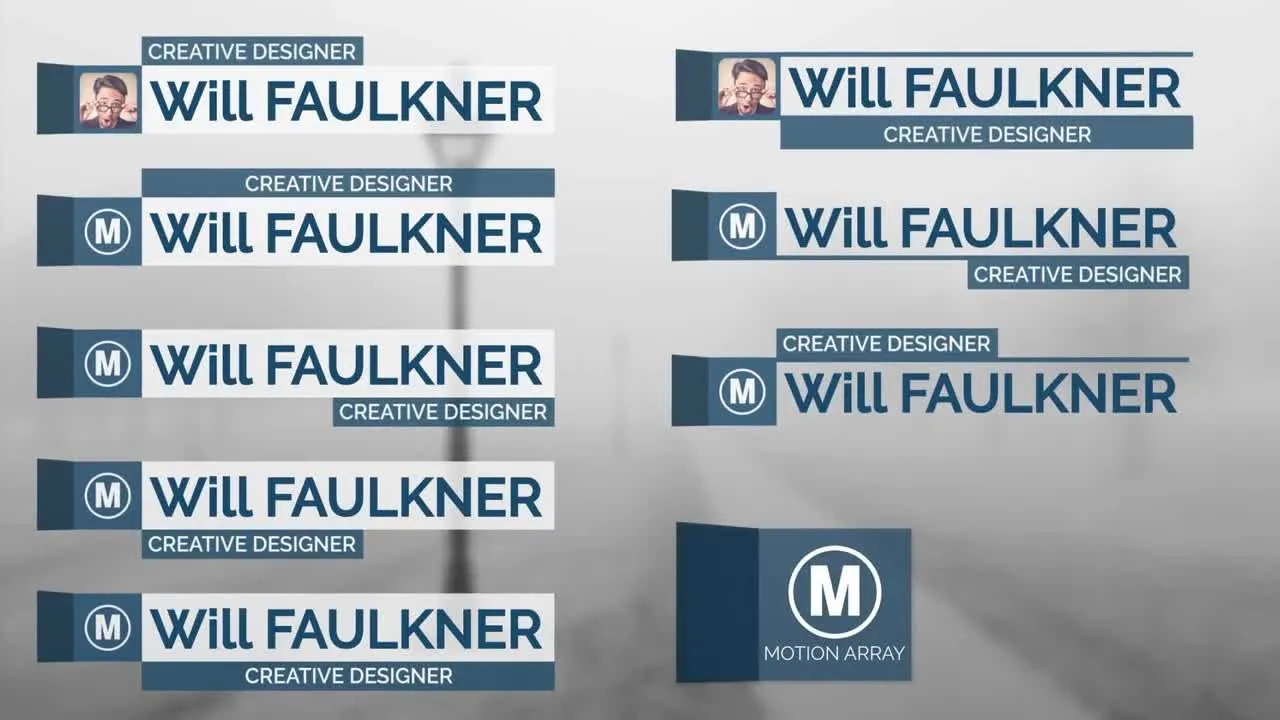 编辑文本下三分之一ae模板