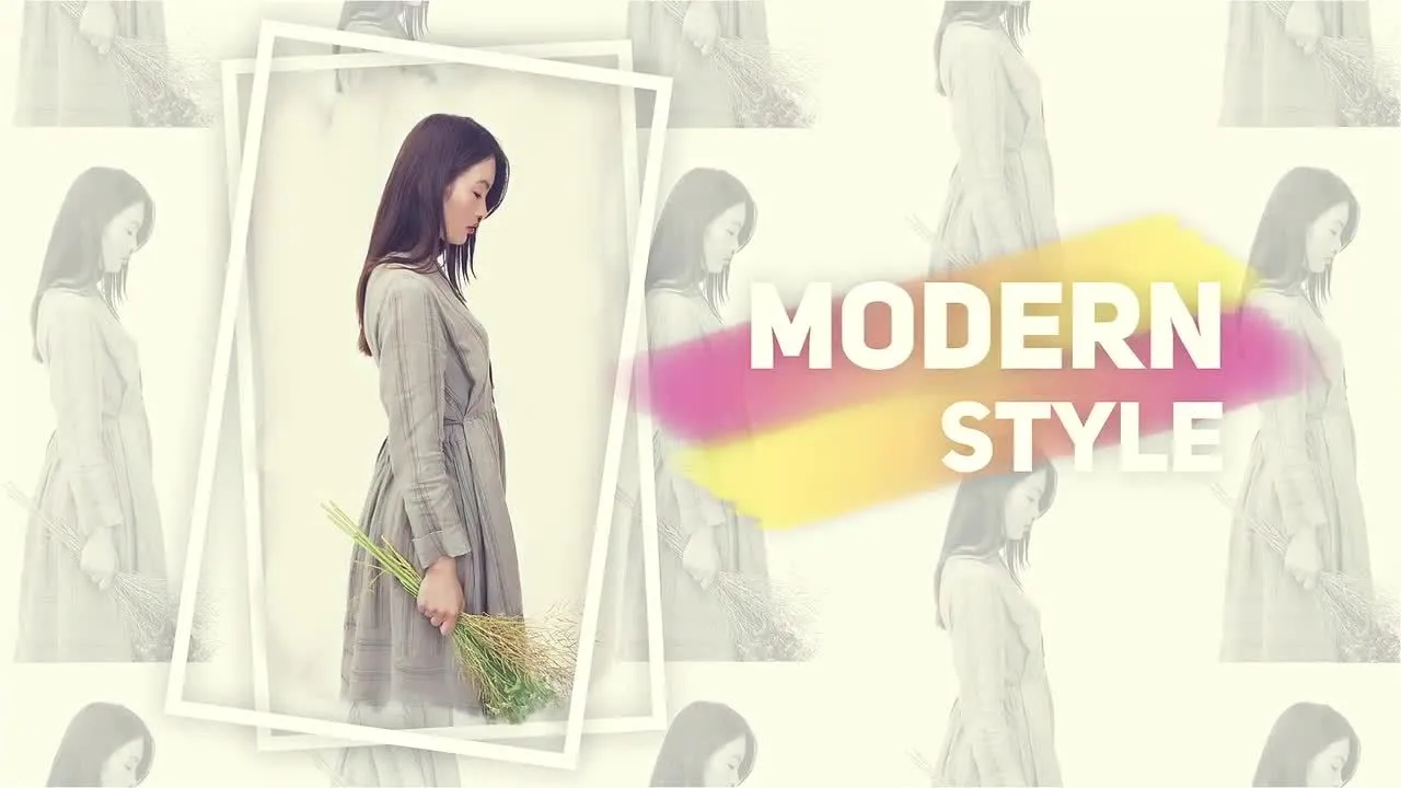 开场幻灯片像素设计精选AE模板