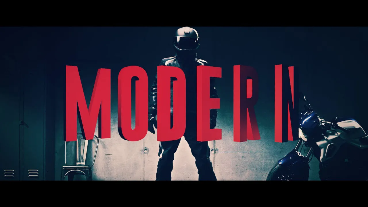 动态3D电影开场标题像素设计精选AE模板