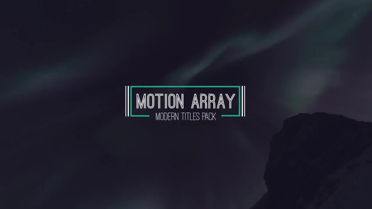 15个新现代标题像素设计精选AE模板