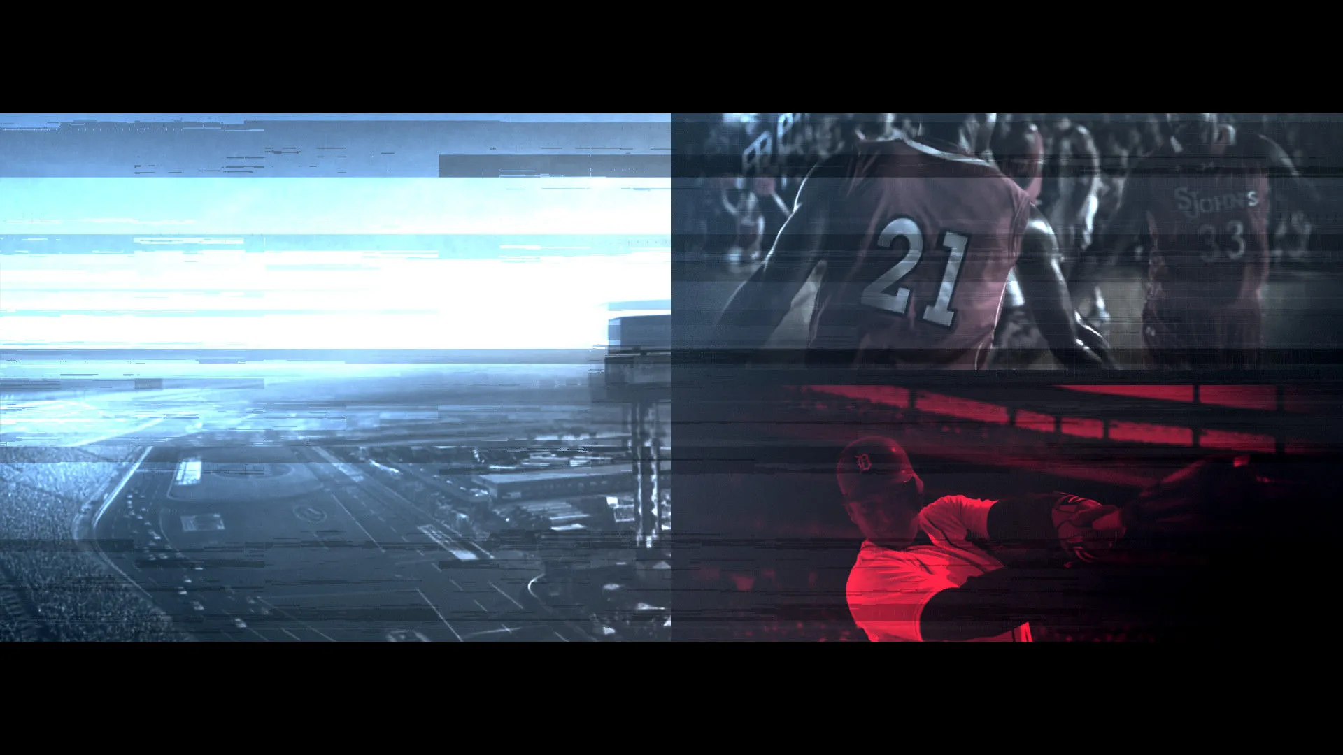 开场小故障动作预告片像素设计精选AE模板