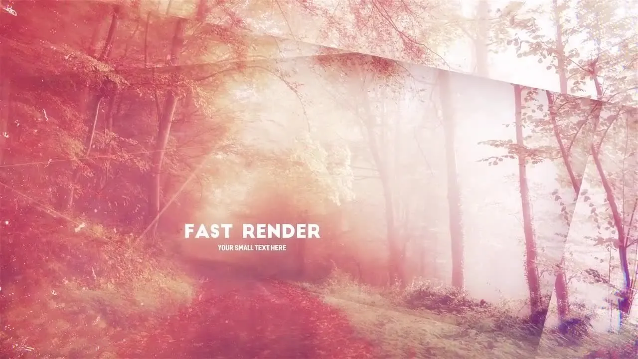 启发幻灯片动画时尚照片展示像素设计精选AE模板