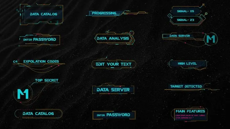 15个超现代活力的文本动画像素设计精选AE模板