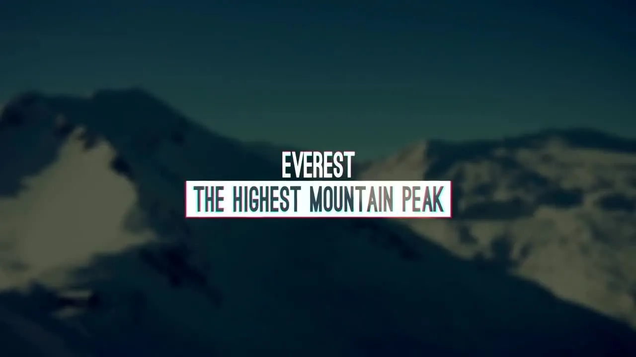 戏剧性电影Glitch标题像素设计精选AE模板