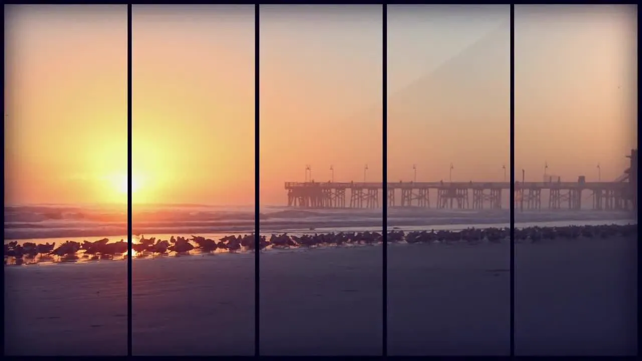 均匀方块积木模型分割图片动态展示像素设计精选AE模板