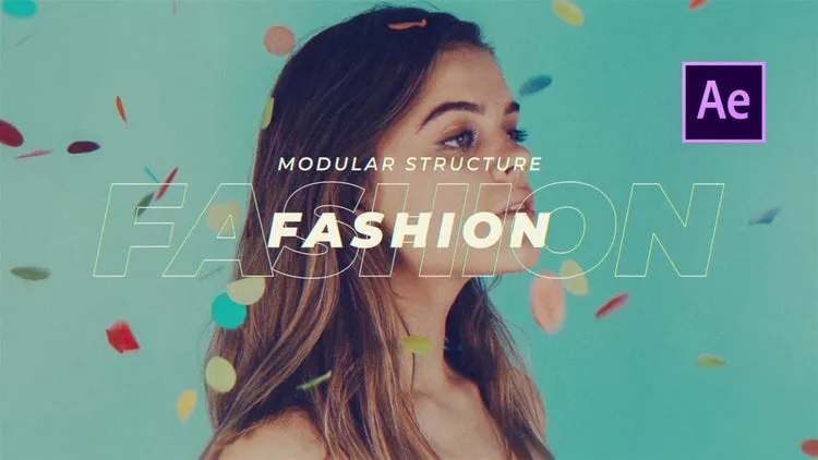 动感时尚动画像素设计精选AE模板