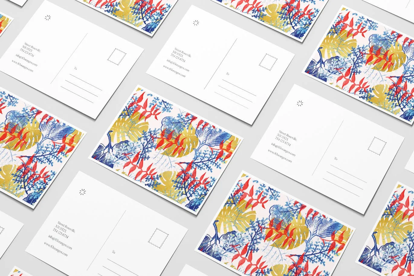 植物印象浪漫水彩艺术办公文具设计套装 Budding Romance Art & Stationary Kit插图(2)