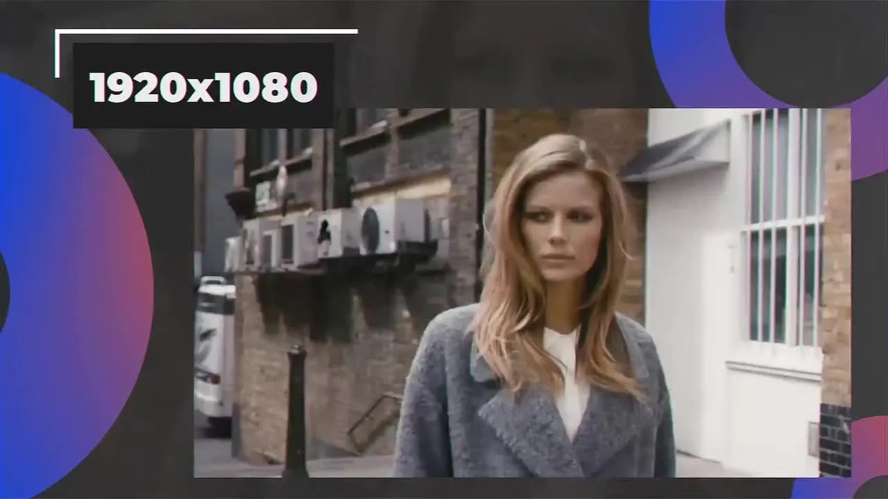 时尚演示动画像素设计精选AE模板