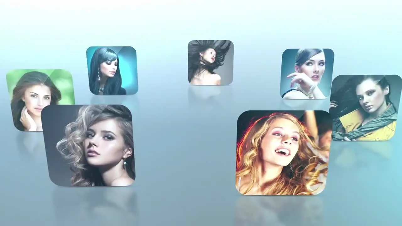 6种不同的旋转木马风格像素设计精选AE模板