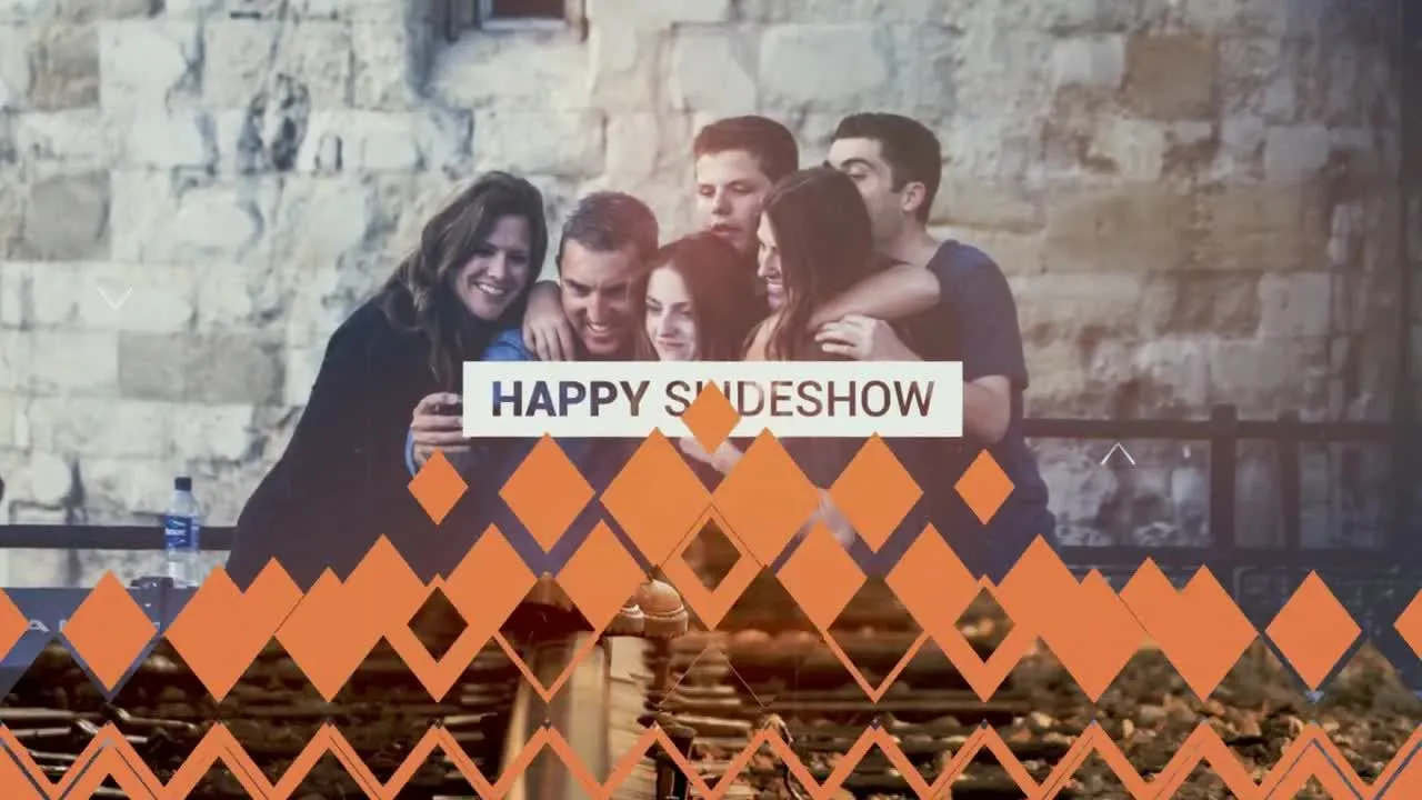 独特设计的快乐幻灯片像素设计精选AE模板