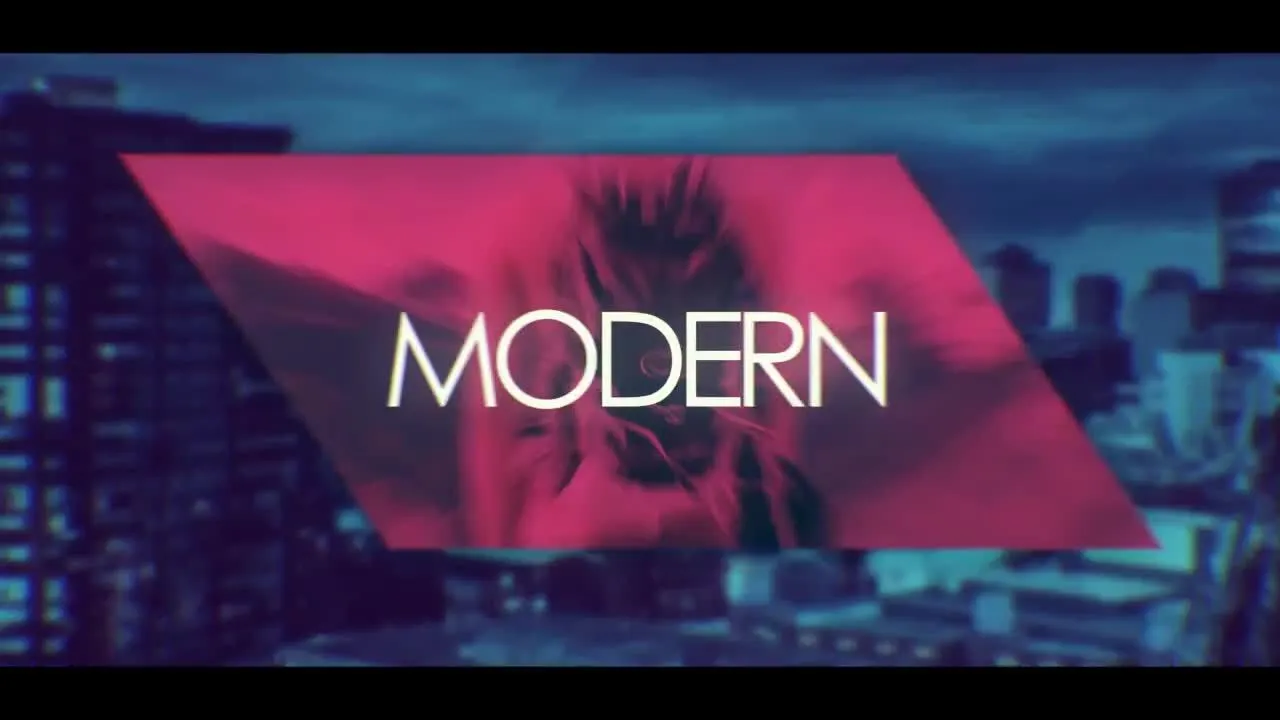 明亮多彩快速转换抽象效果Logo标题像素设计精选AE模板