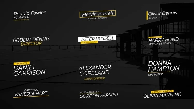 12个设计独特的文本动画像素设计精选AE模板