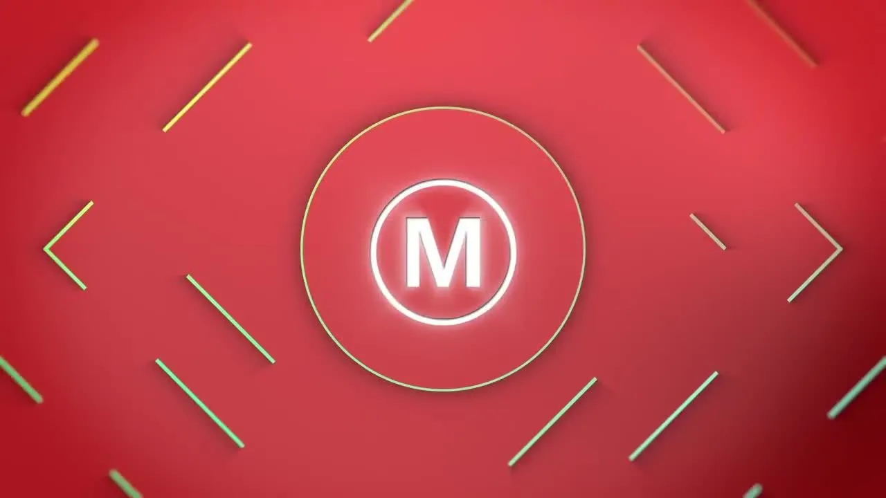 动态光线logo展示ae模板