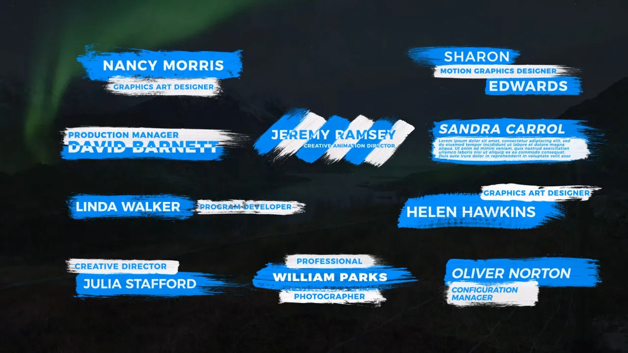 10个创造性动画的下三分之一幻灯片标题字幕像素设计精选AE模板