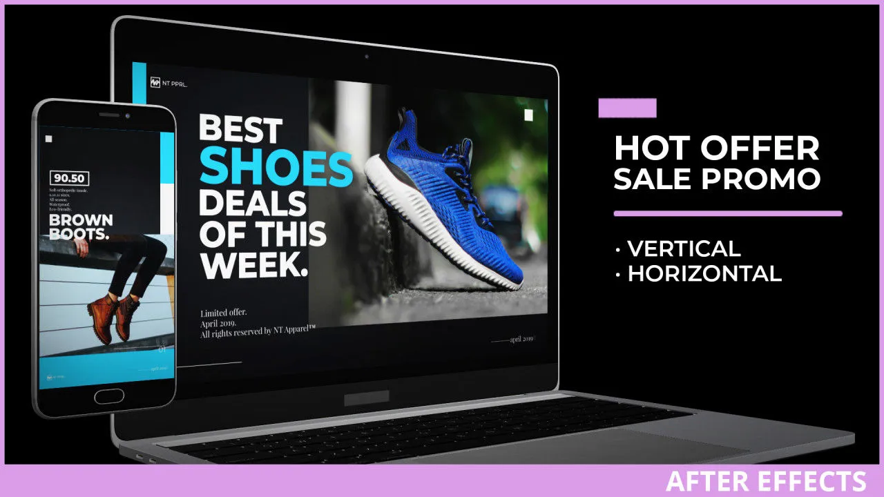 热卖促销活动动画过渡像素设计精选AE模板